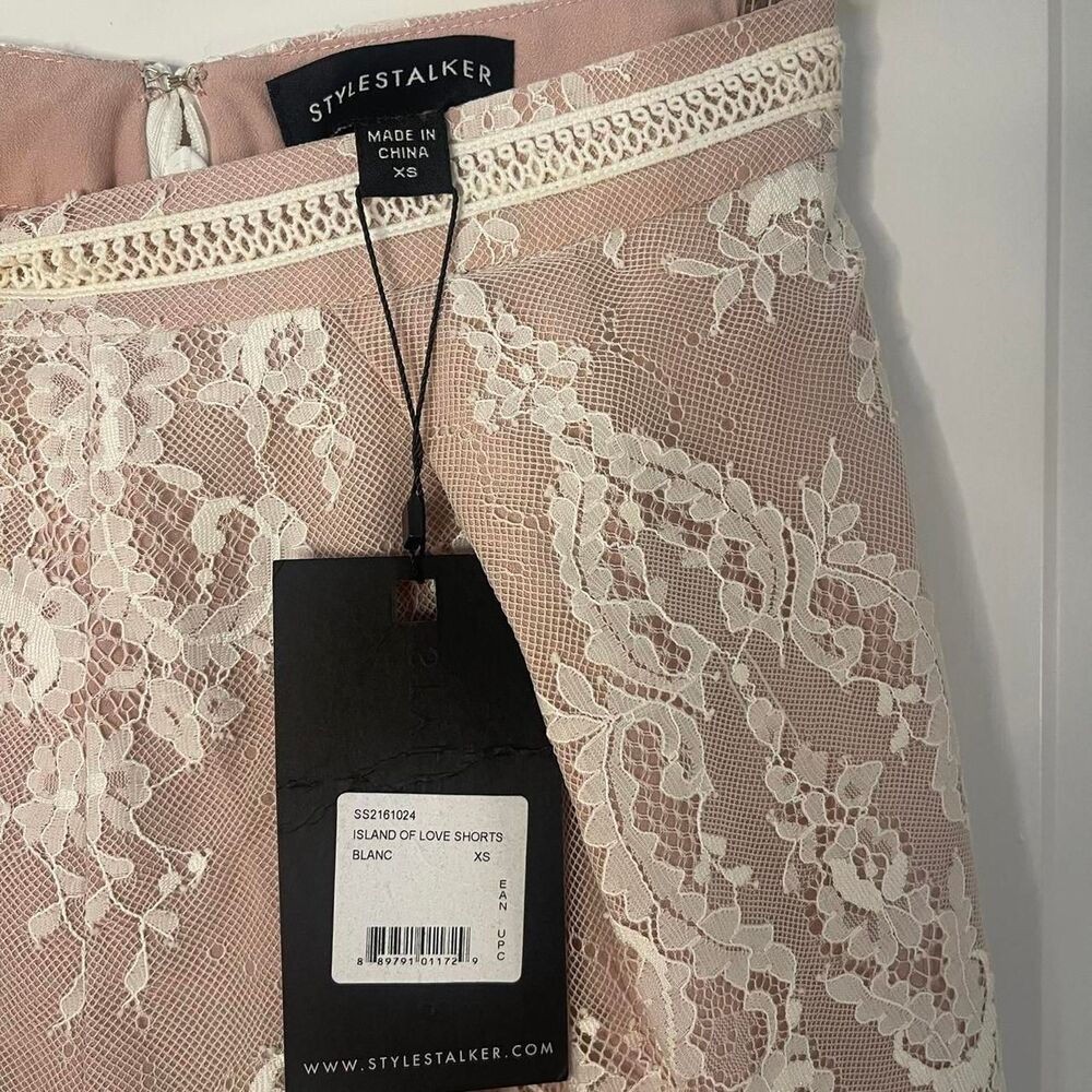 Style Stalker cream lace skorts - Picture 3 of 4